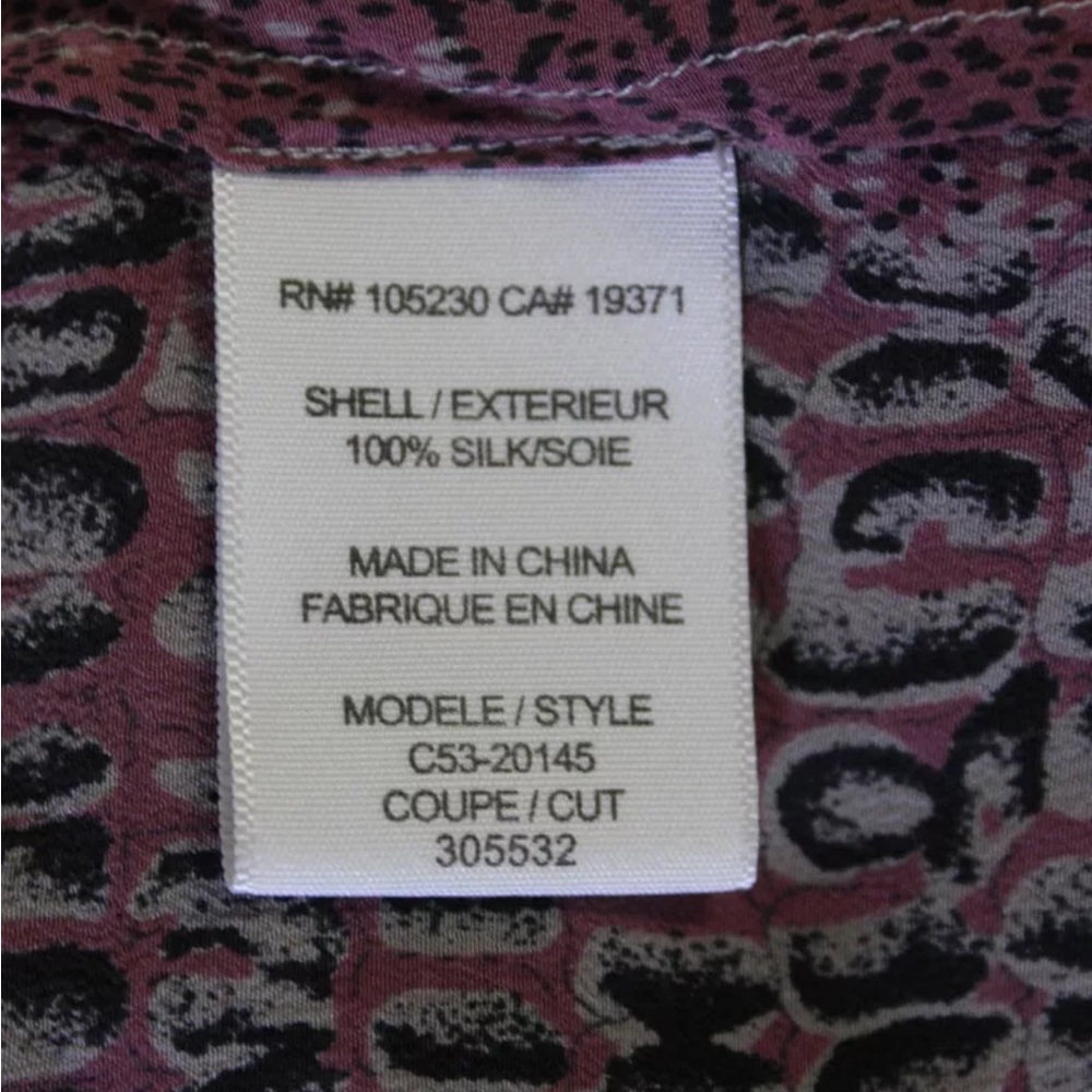 JOIE Silk Snakeskin Print Tank Top Blouse ~ Small - Picture 10 of 10